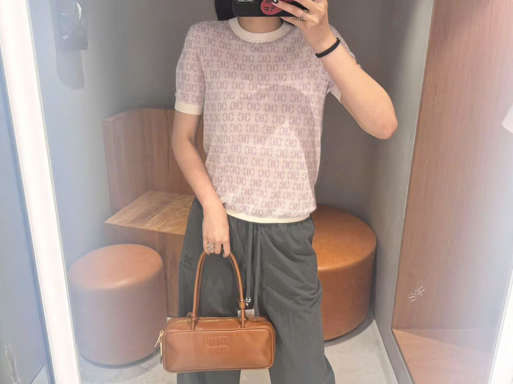  Áo tím hoa cà, full logo bo gấu 