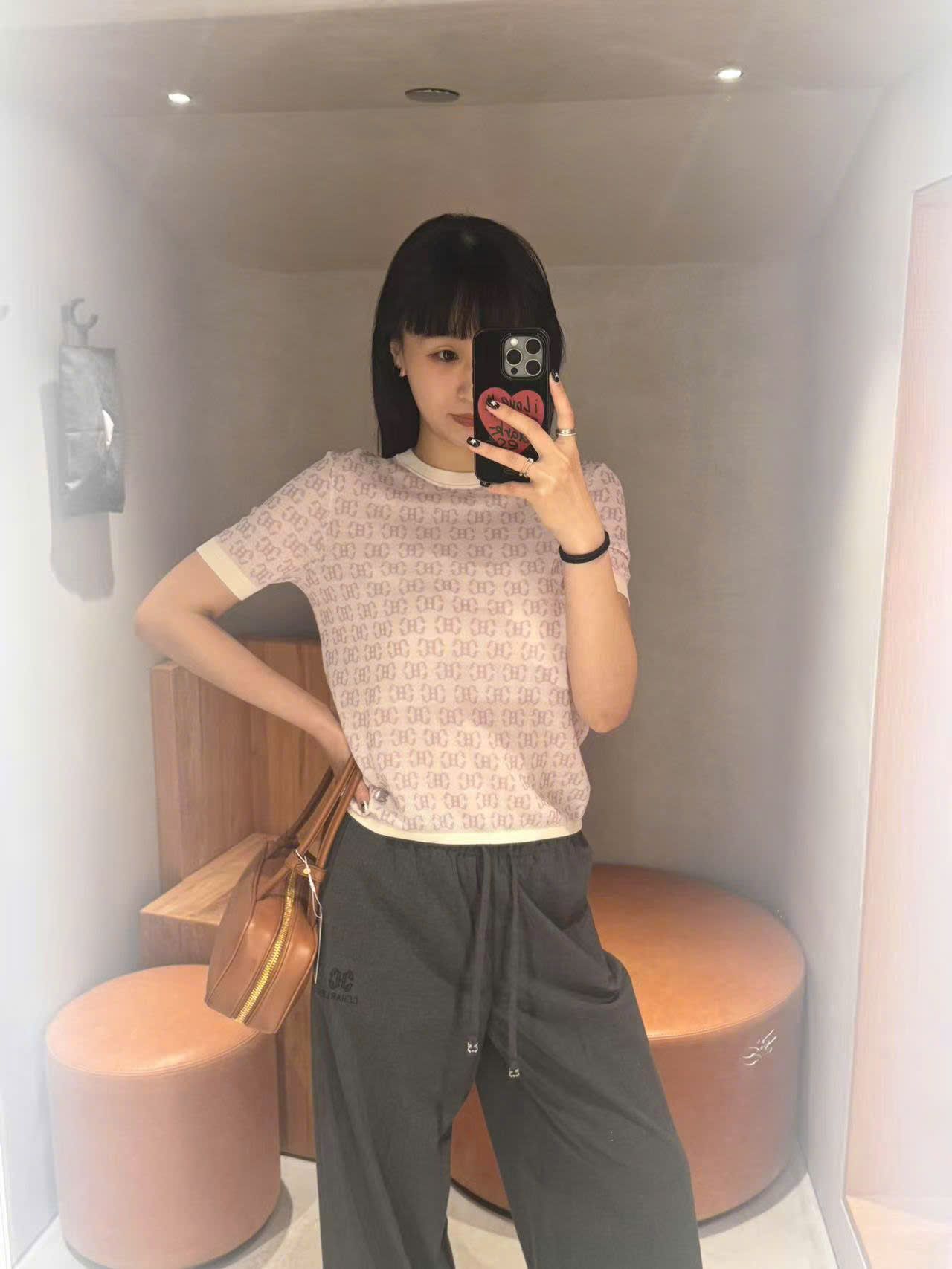  Áo tím hoa cà, full logo bo gấu 