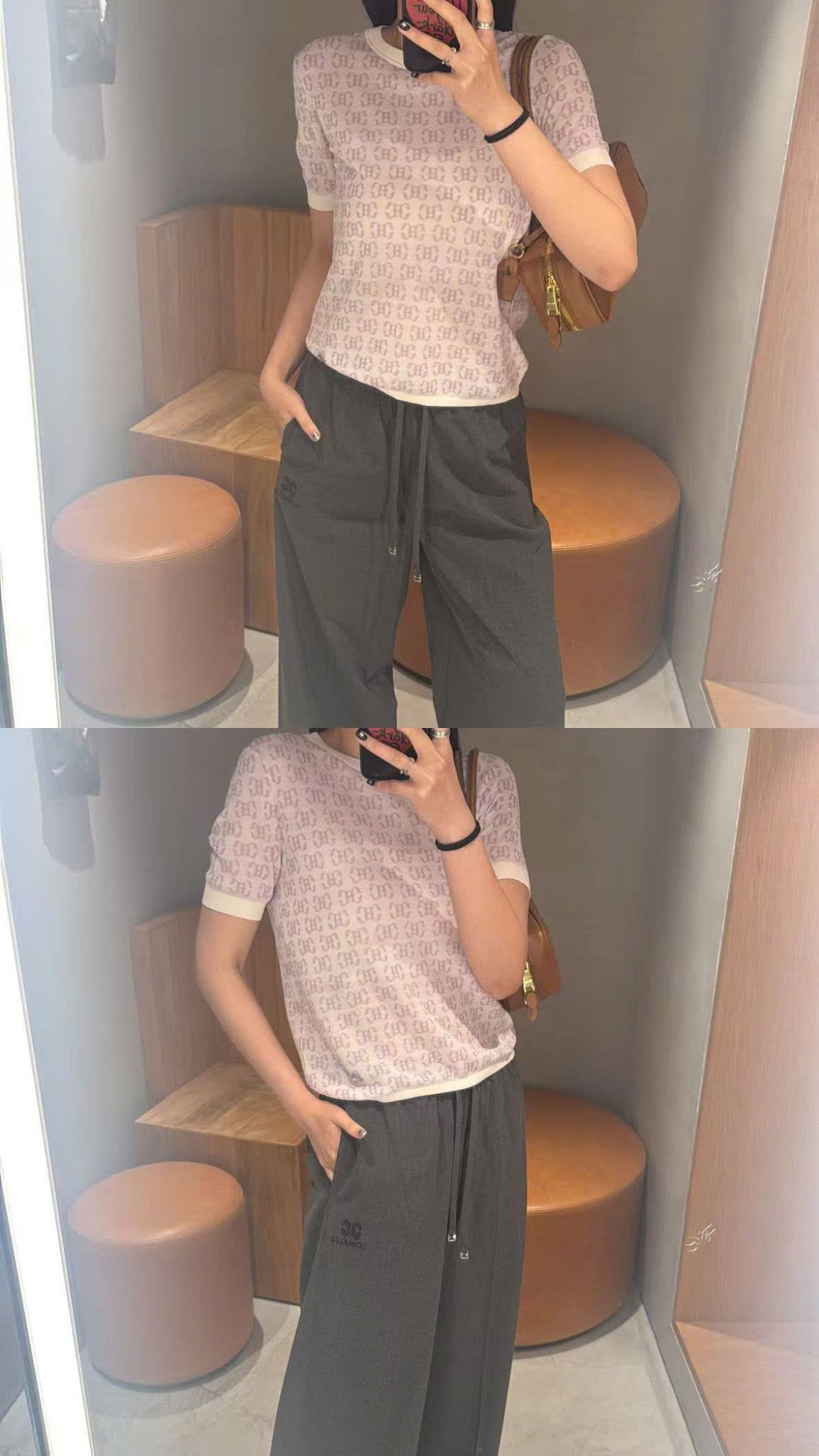  Áo tím hoa cà, full logo bo gấu 