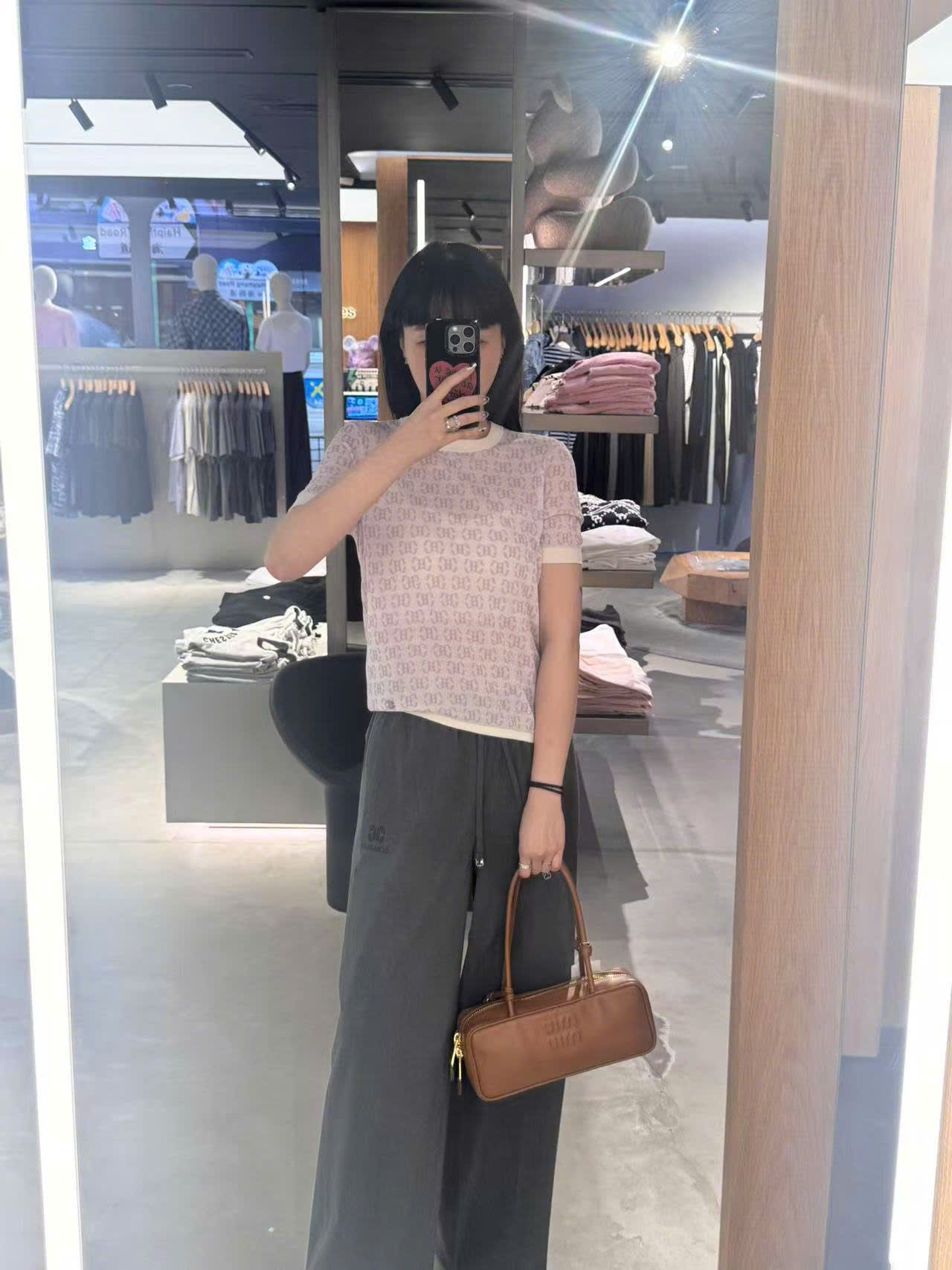  Áo tím hoa cà, full logo bo gấu 