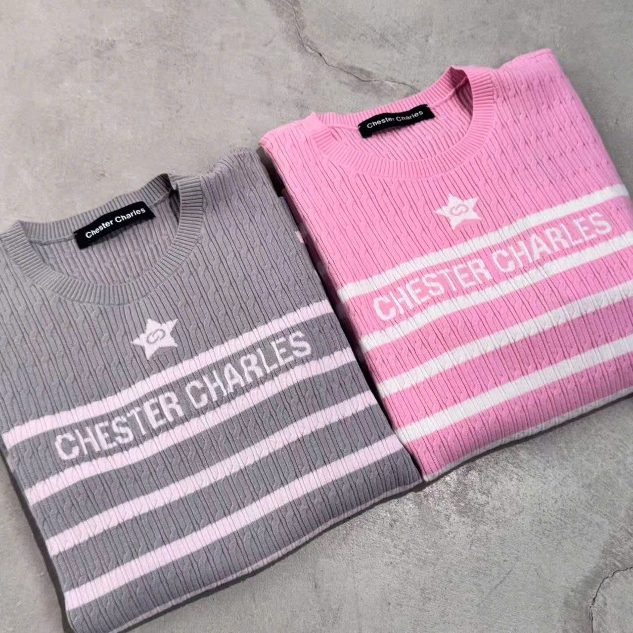  Áo xám kẻ ngang trắng - ngôi sao giữa 