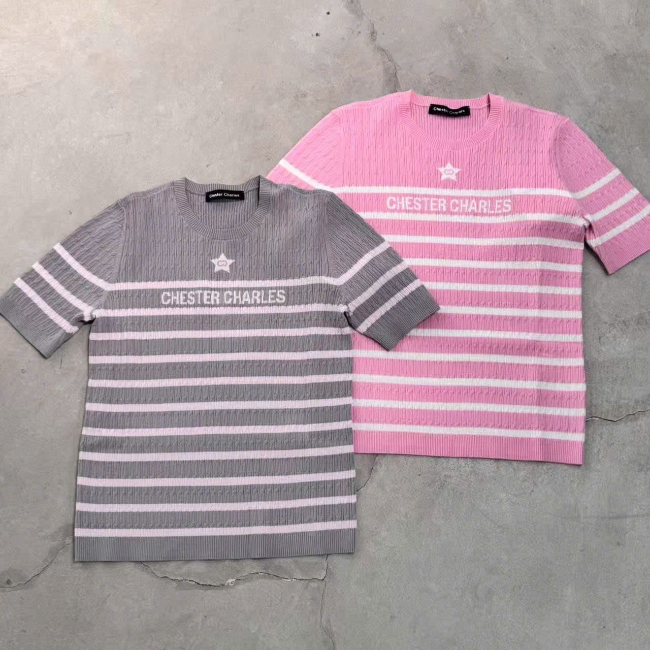  Áo hồng kẻ ngang trắng - ngôi sao giữa 