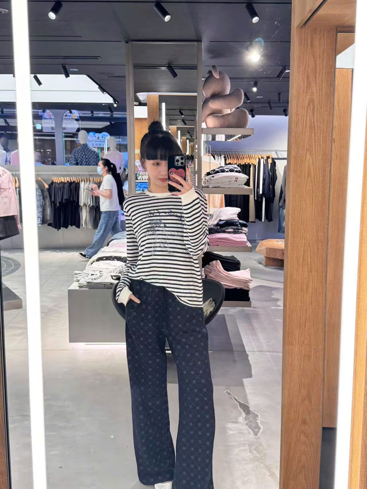  2.Quần cạp chun dây hoa lá 