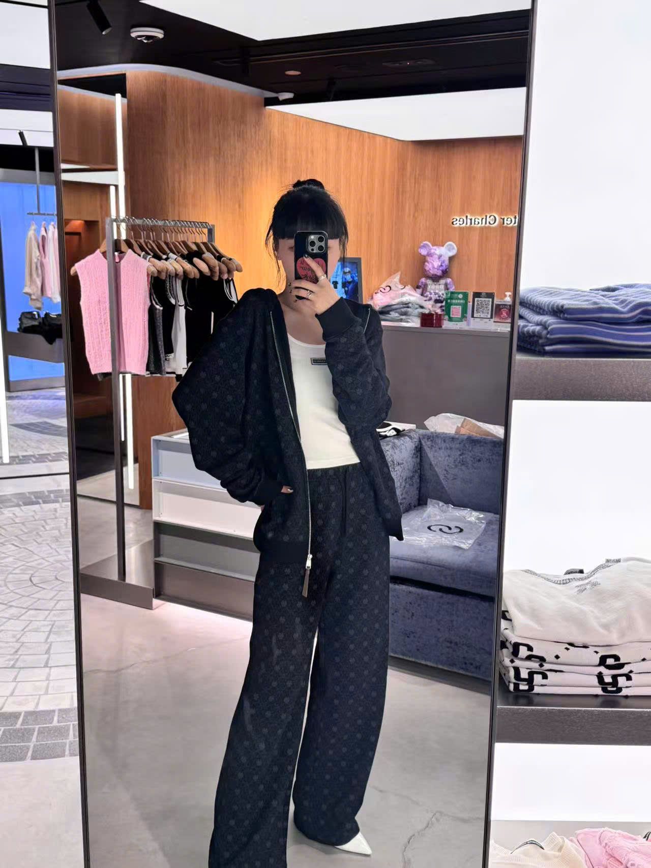  2.Quần cạp chun dây hoa lá 