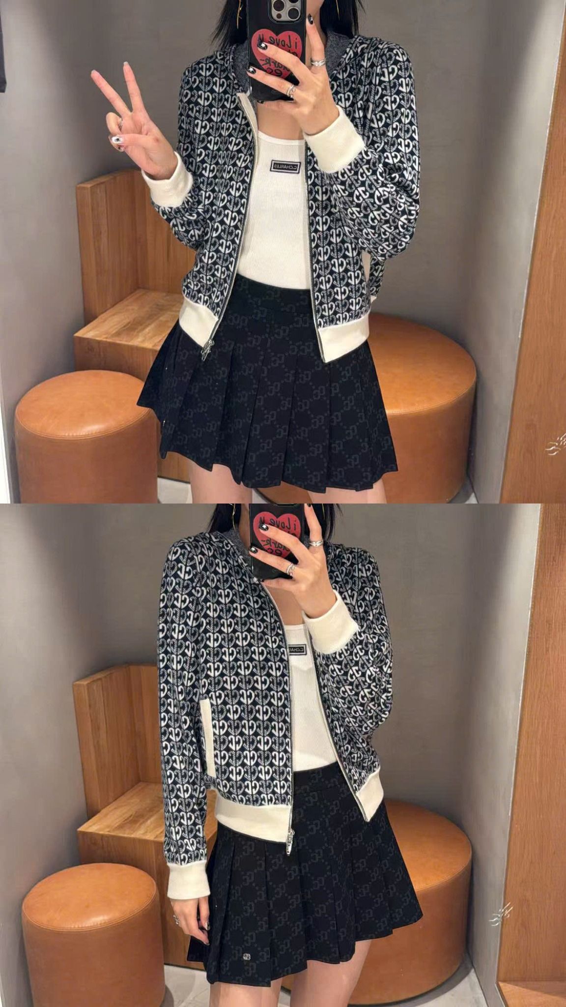  Áo hai dây trắng Logo chữ nhật nhỏ ngực 