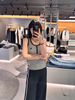 Áo tanktop kẻ nơ đen nhỏ 