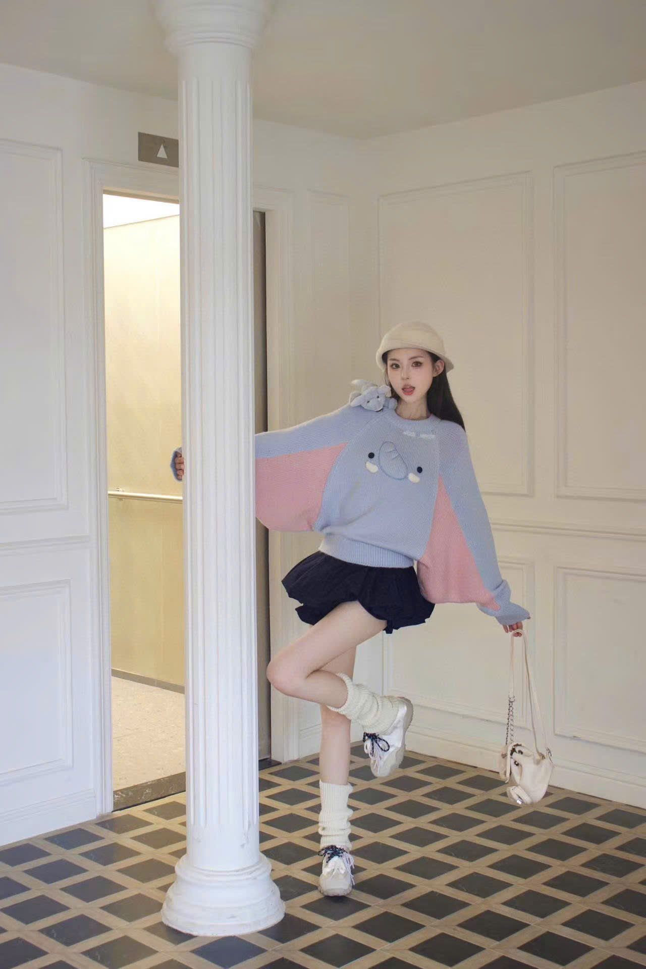  Áo len cánh dơi 13 De Marzo 