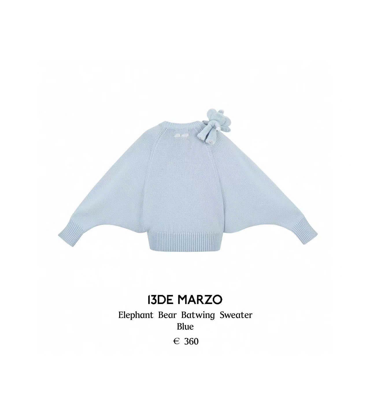  Áo len cánh dơi 13 De Marzo 