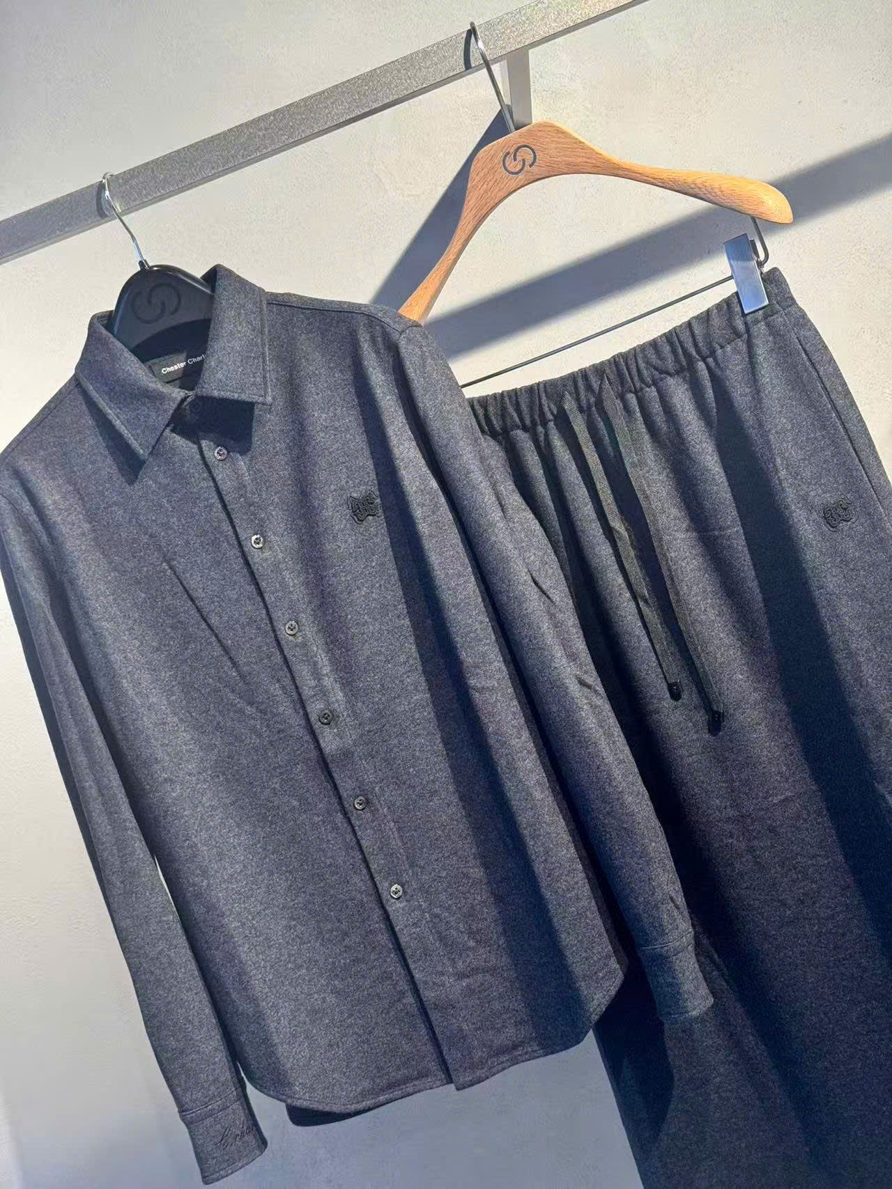  Chân váy xanh đậm - cạp chun dây rút 