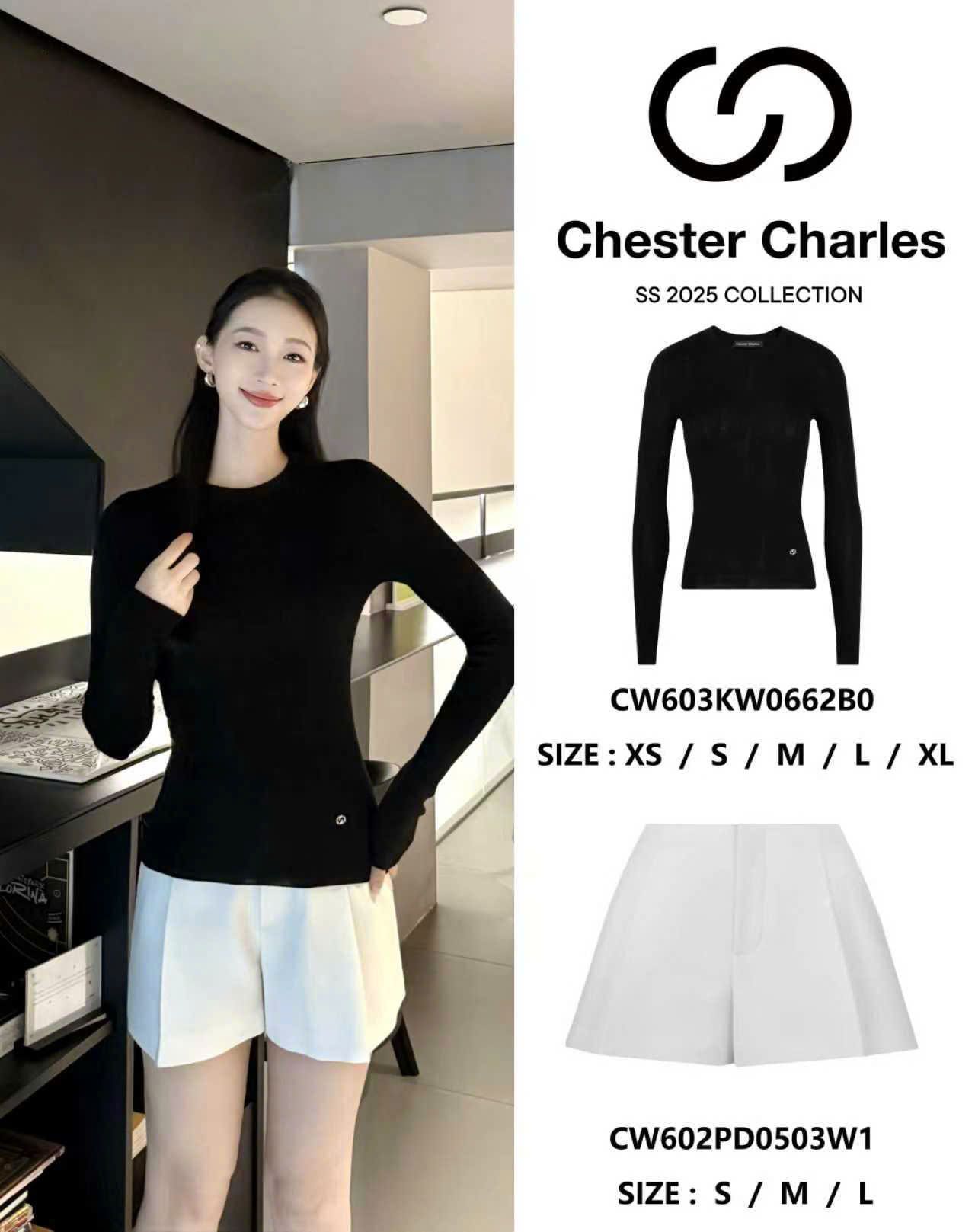  WOOL áo len màu đen dài tay 