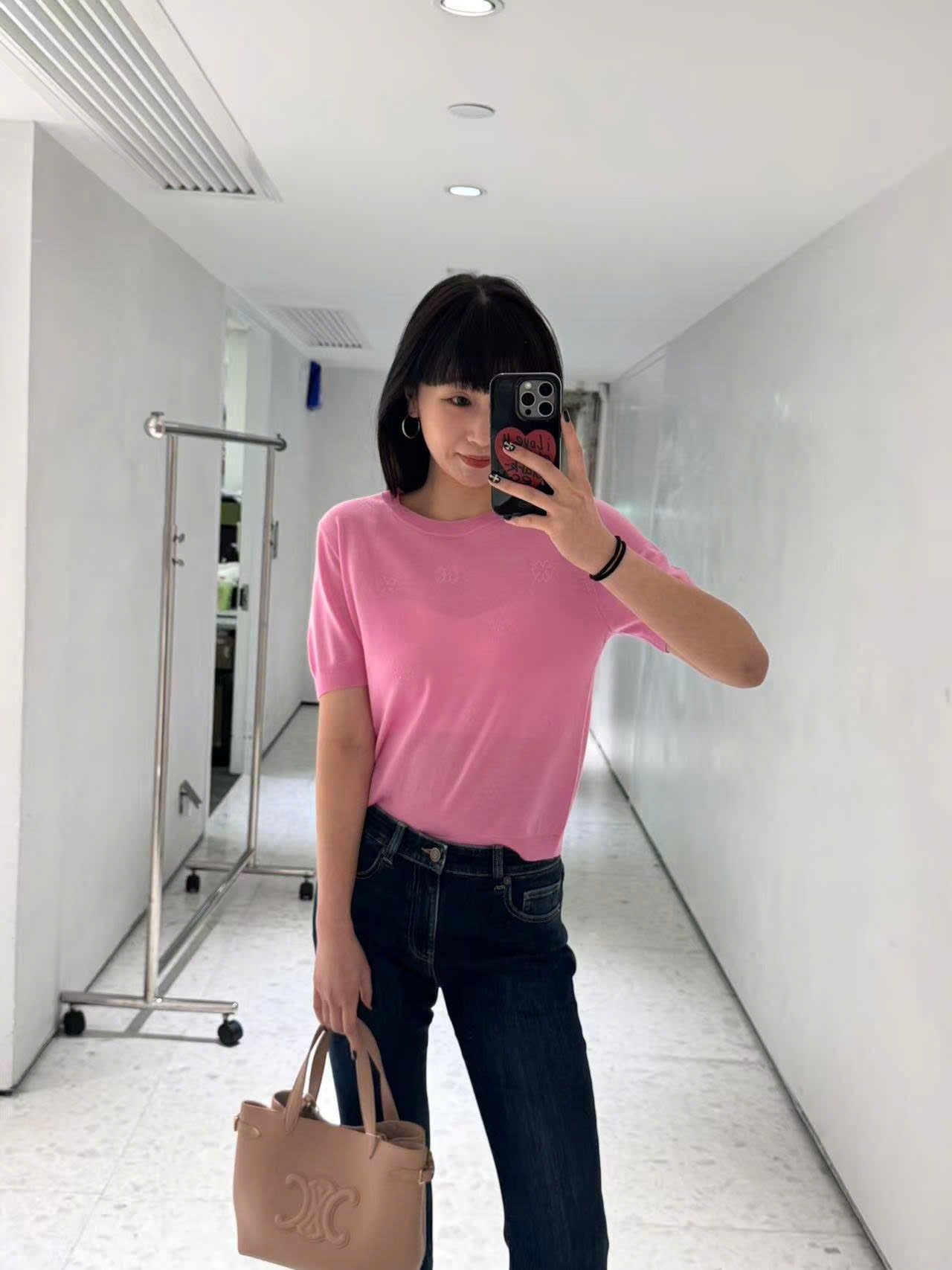  Quần jean 0709L2, xanh than đậm ống vẩy 