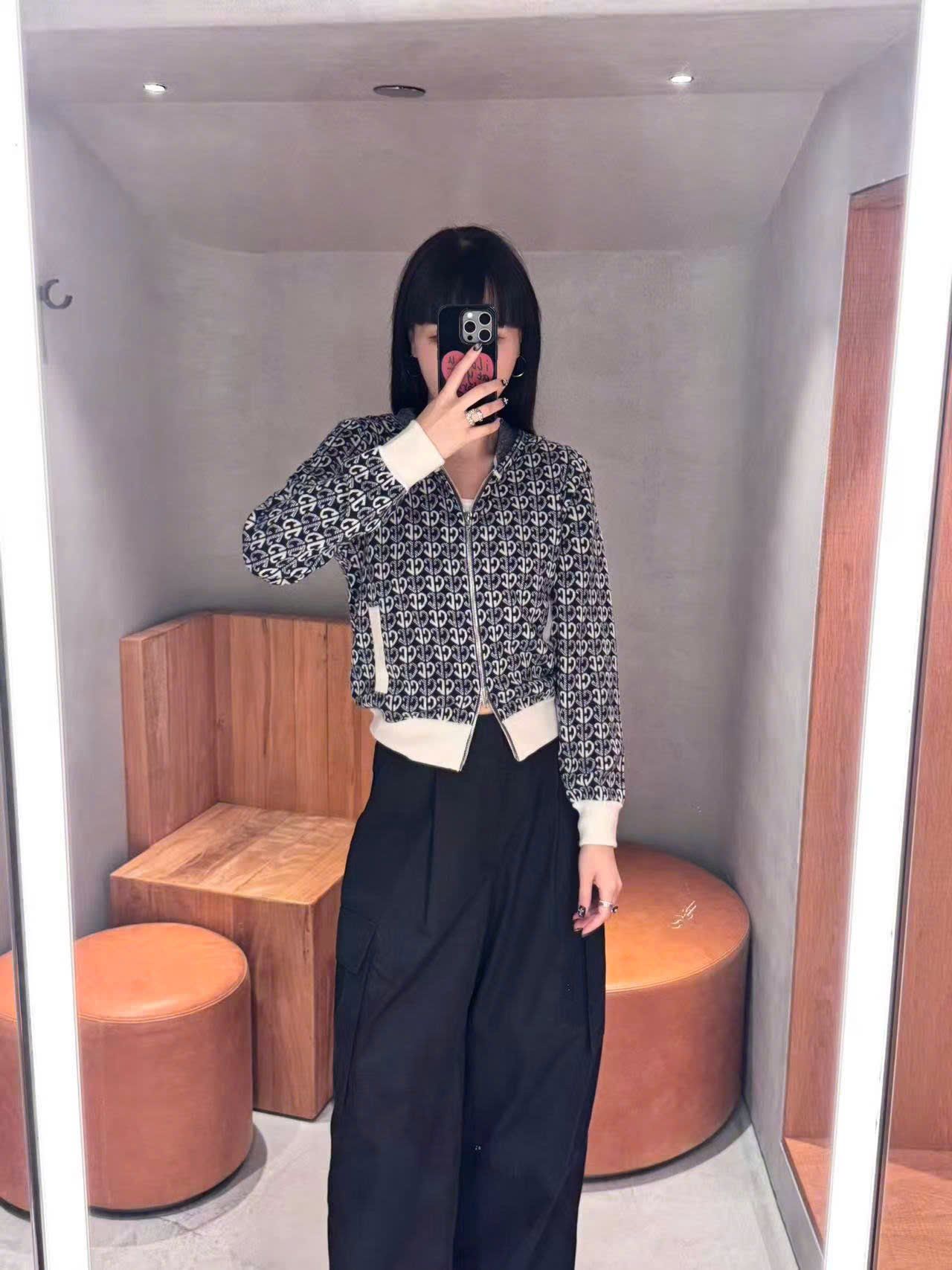  Quần túi hộp - Đen 