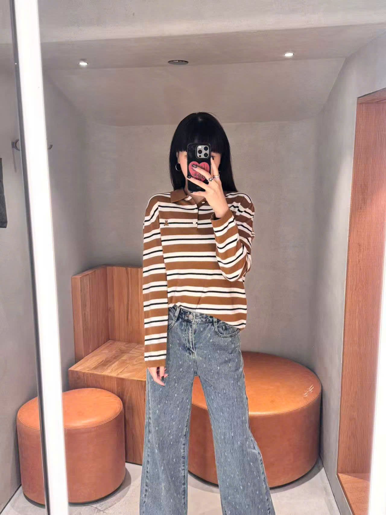  Quần jean xanh, wax hạt mưa 