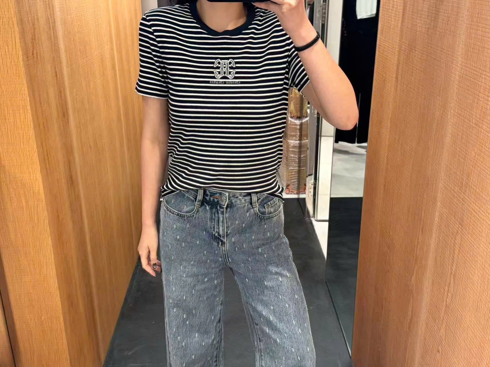  Quần jean xanh, wax hạt mưa 