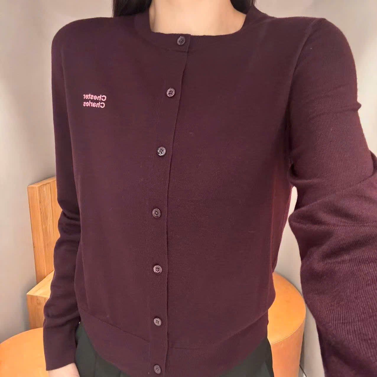  Áo CDG đỏ đun, logo chữ 1 bên 