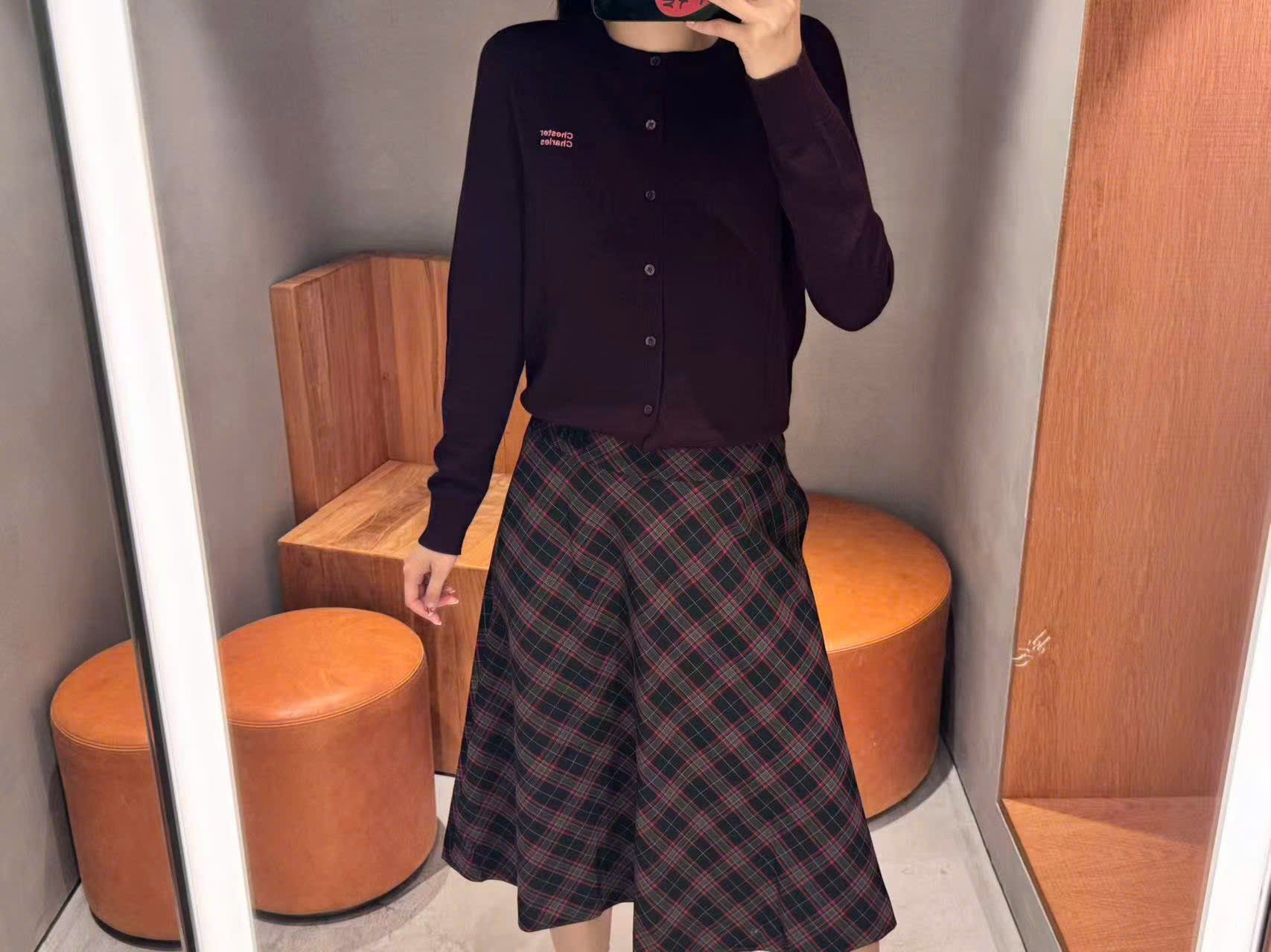  Áo CDG đỏ đun, logo chữ 1 bên 