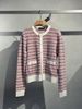  Áo CDG trẳng kẻ đỏ viền trắng 