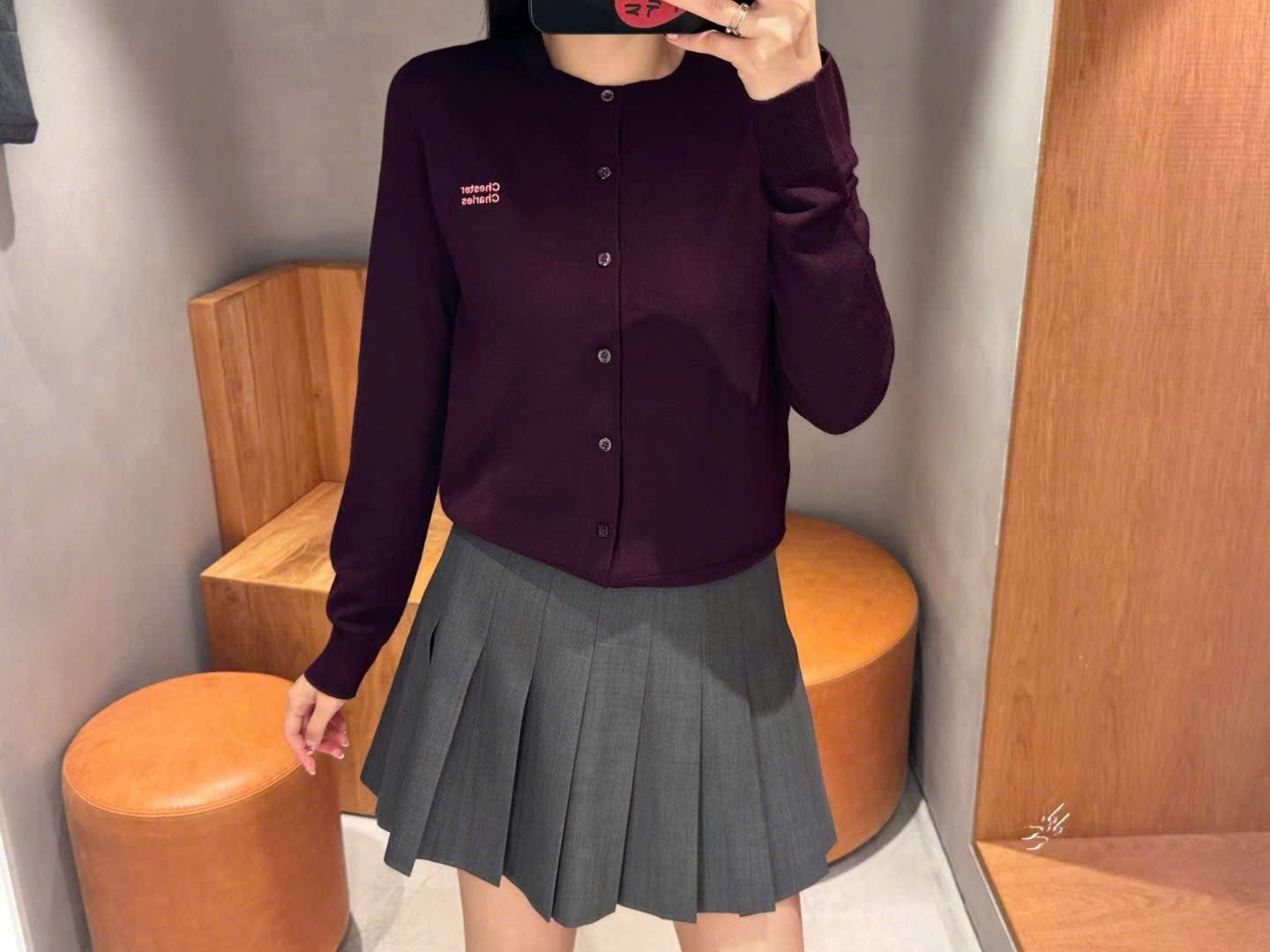  Áo CDG đỏ đun, logo chữ 1 bên 