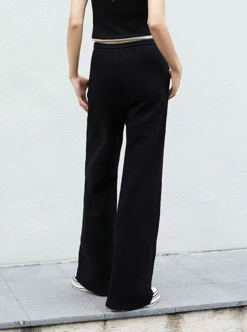  Quần NỈ XỐP 0033 LOGO TRẮNG 