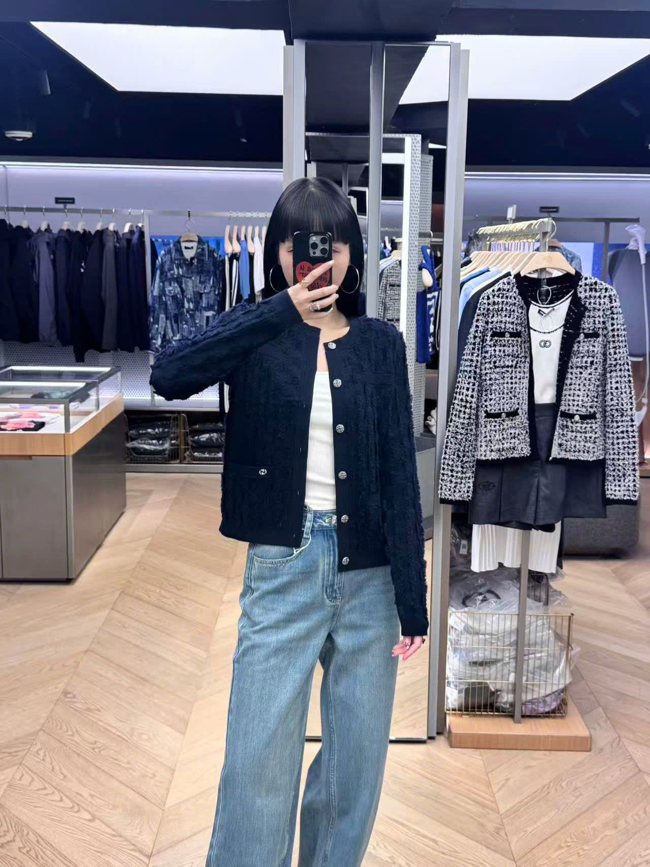  Áo CDG lông xanh navy new 25 