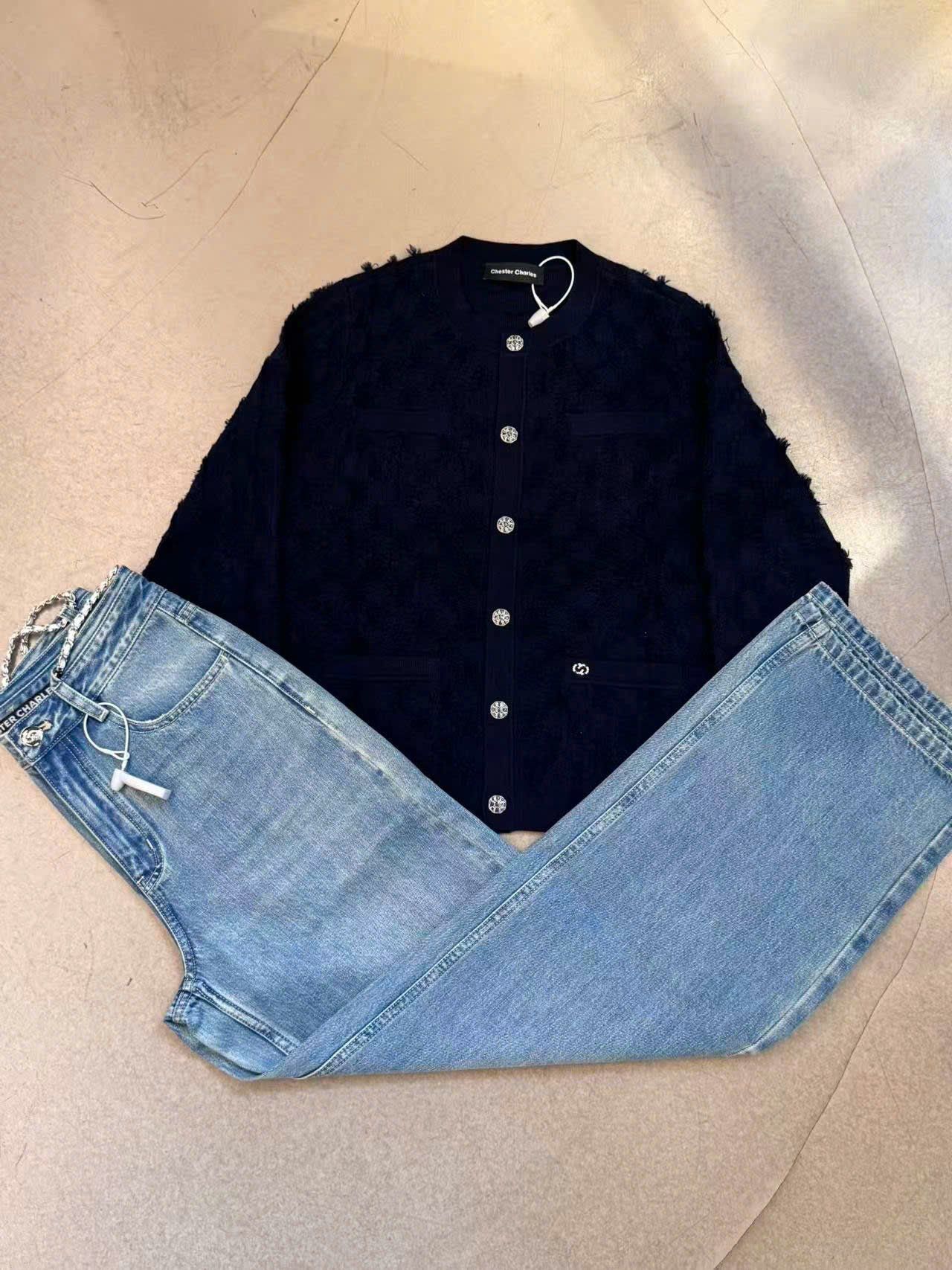  Áo CDG lông xanh navy new 25 