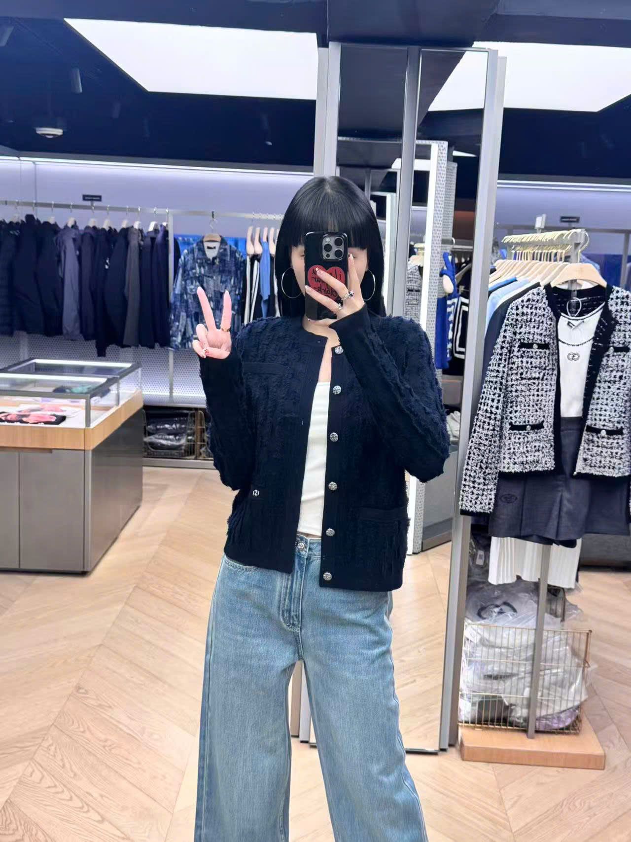  Áo CDG lông xanh navy new 25 