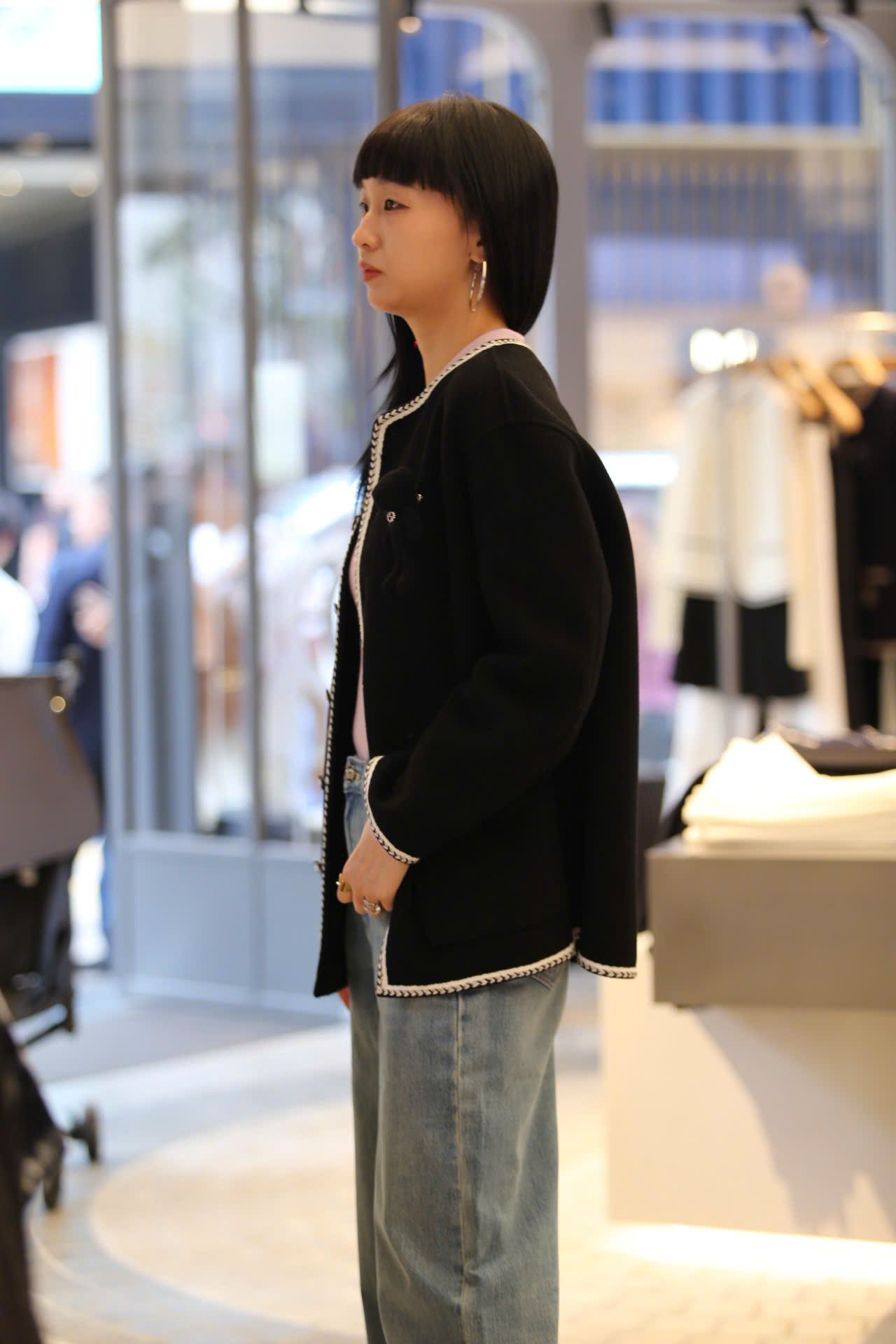  3.Áo khoác dạ Gấu ngực - Xanh đen 