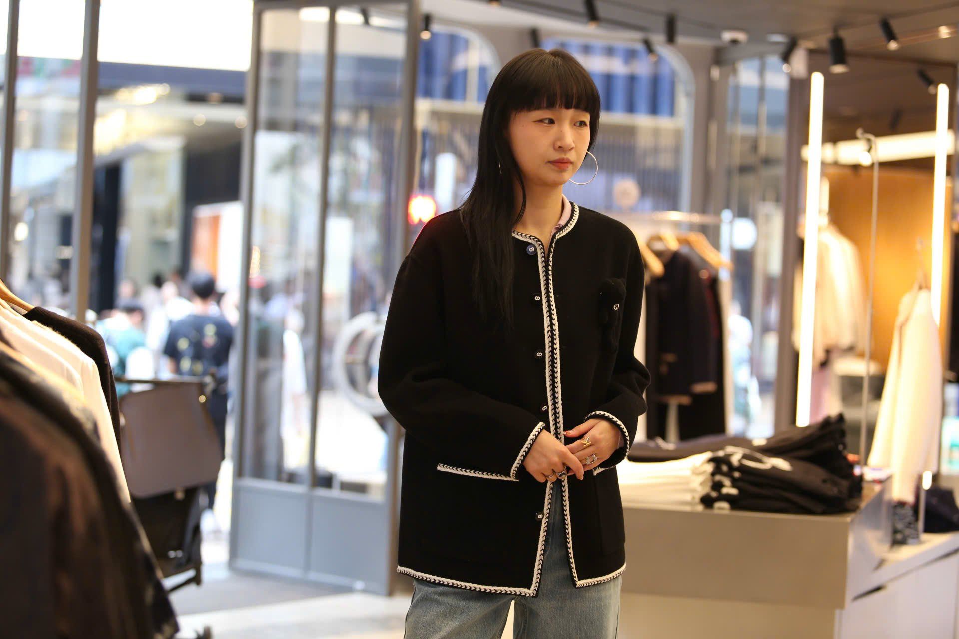  3.Áo khoác dạ Gấu ngực - Xanh đen 