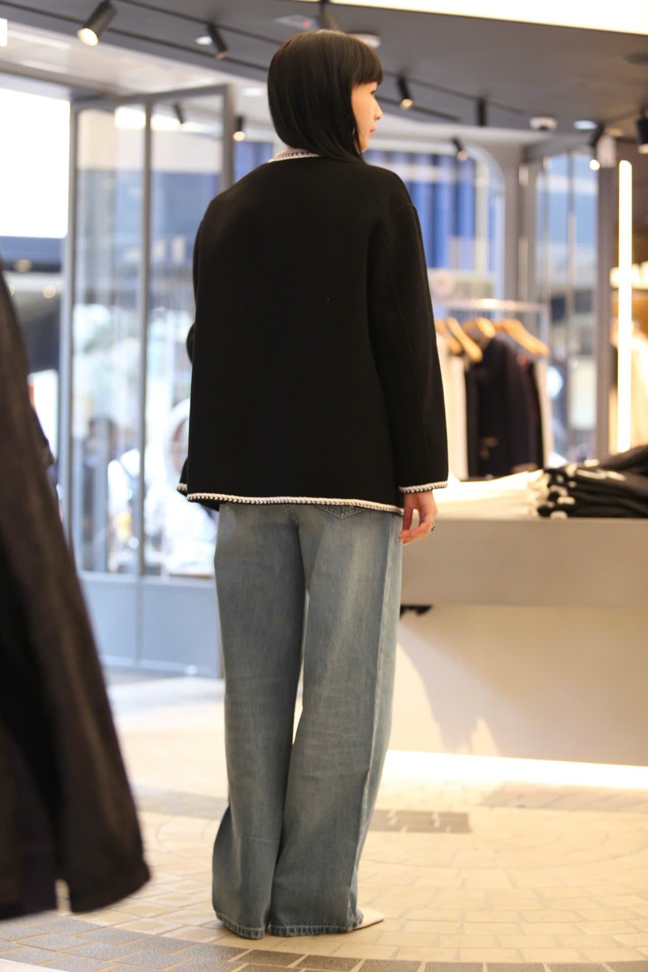  3.Áo khoác dạ Gấu ngực - Xanh đen 