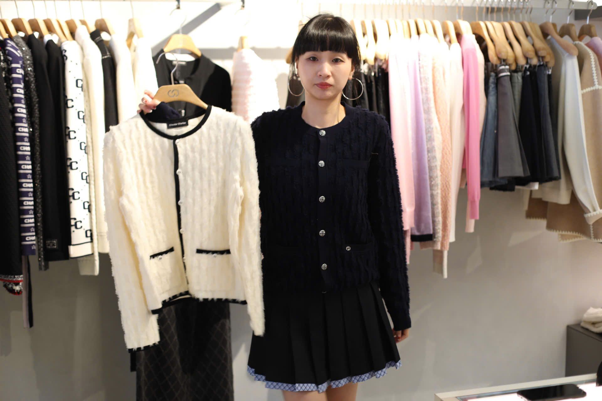  Áo CDG ô vuông trắng viền đen new25 