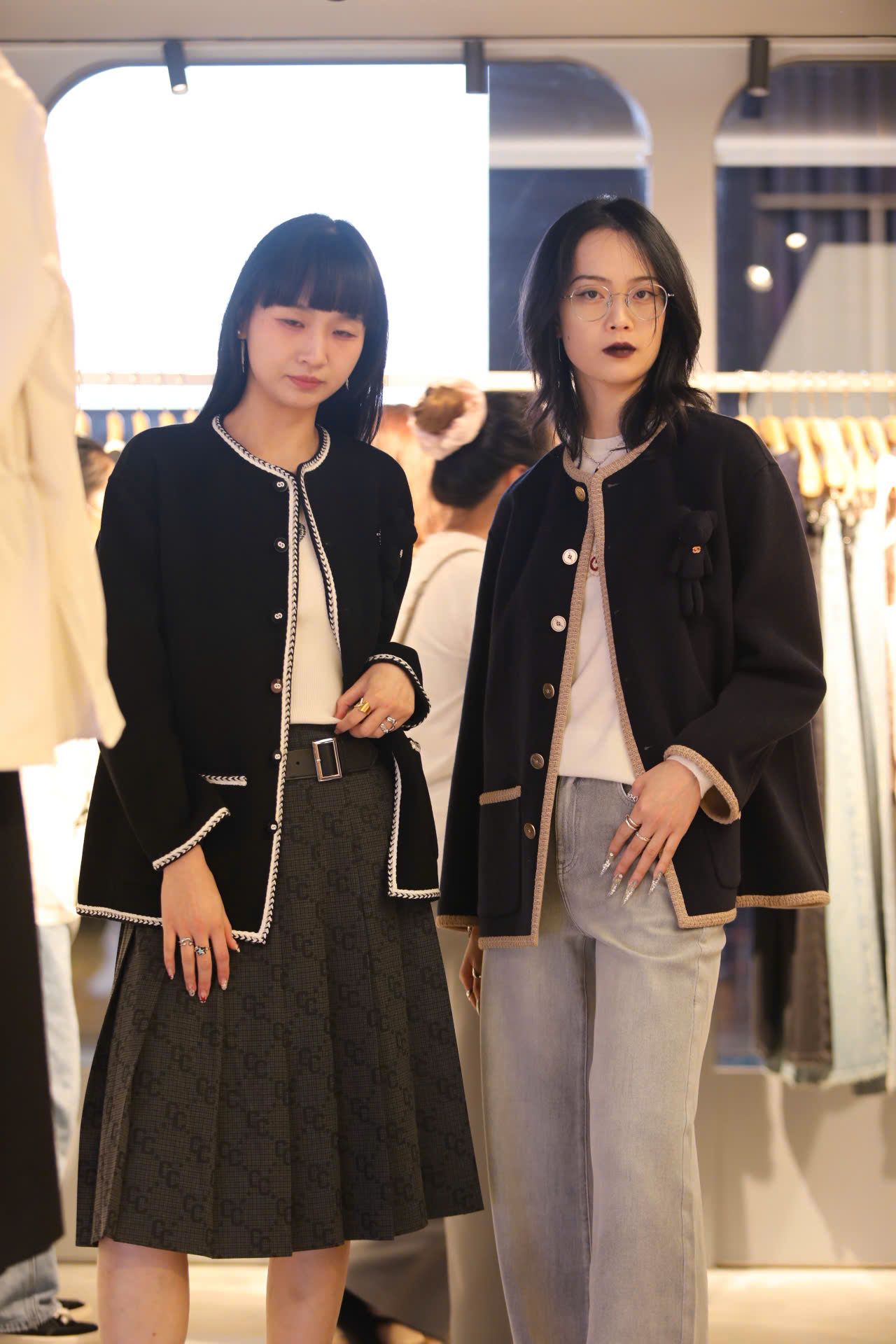  5.Áo khoác dạ Gấu ngực - Navy 