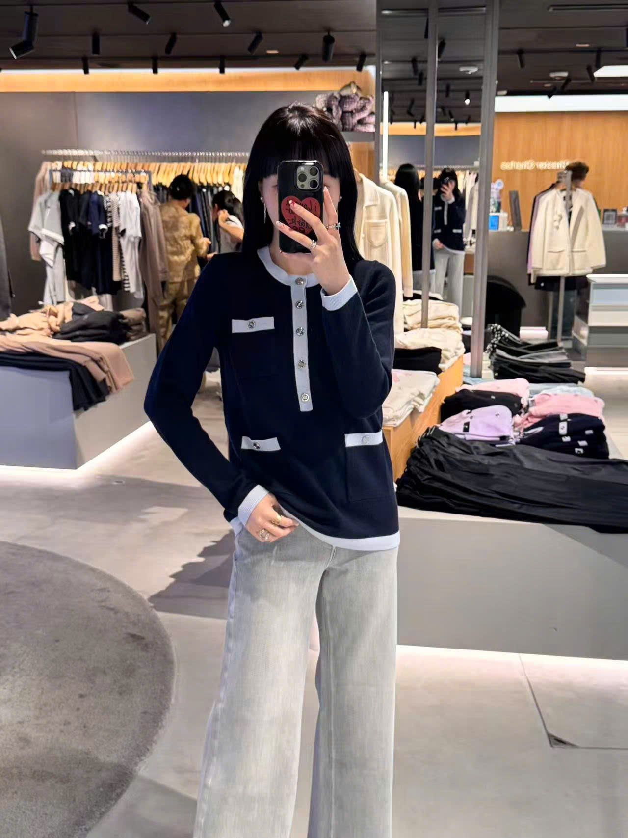  Áo CDG xanh tím 4 túi viền 