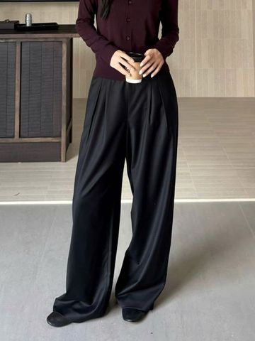  Quần tây đen ống rộng 