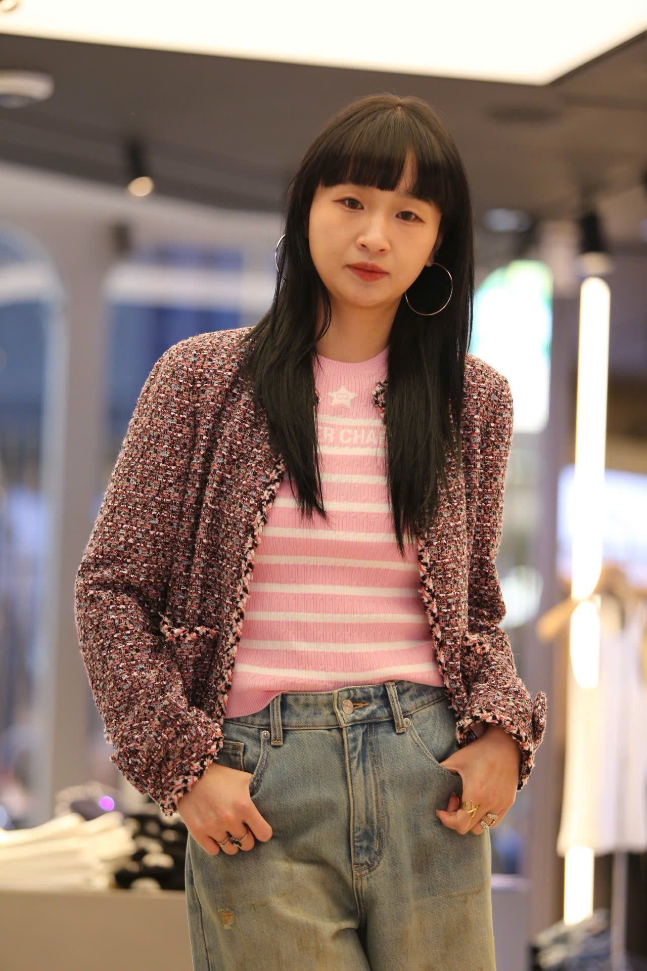  Quần jean rách gối ss25 