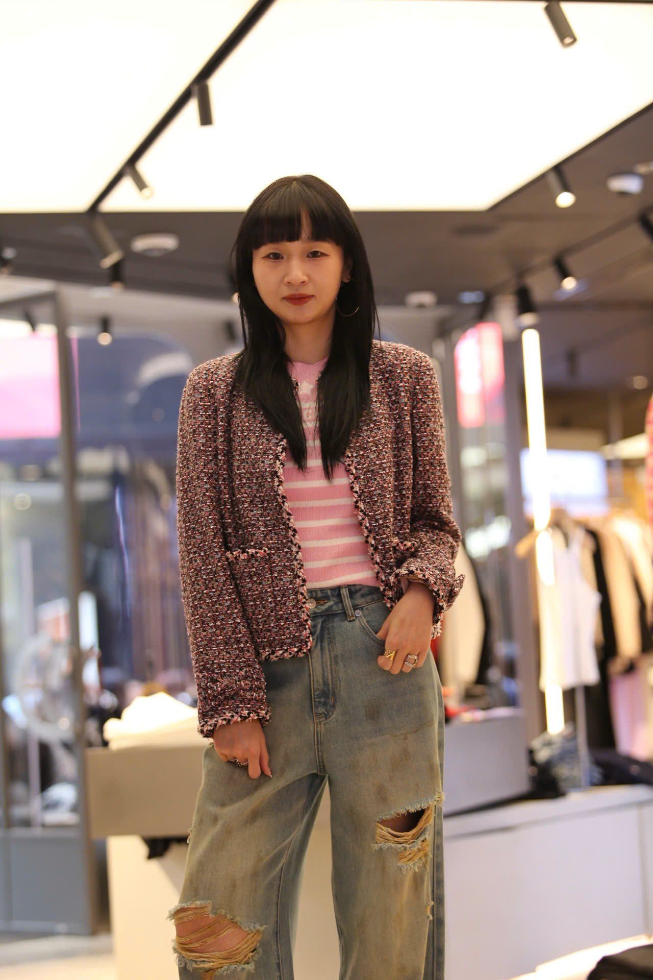  Quần jean rách gối ss25 