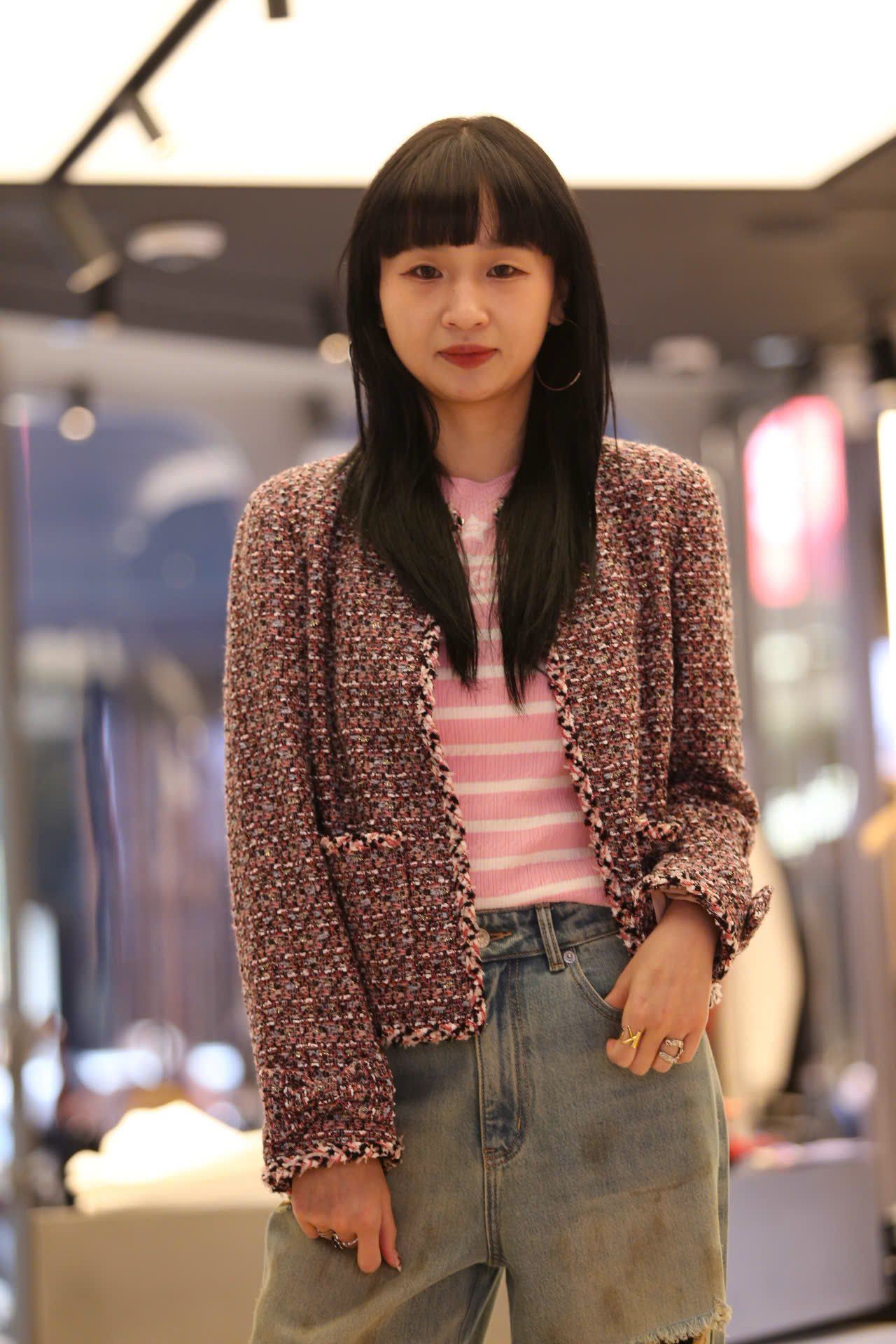  Quần jean rách gối ss25 