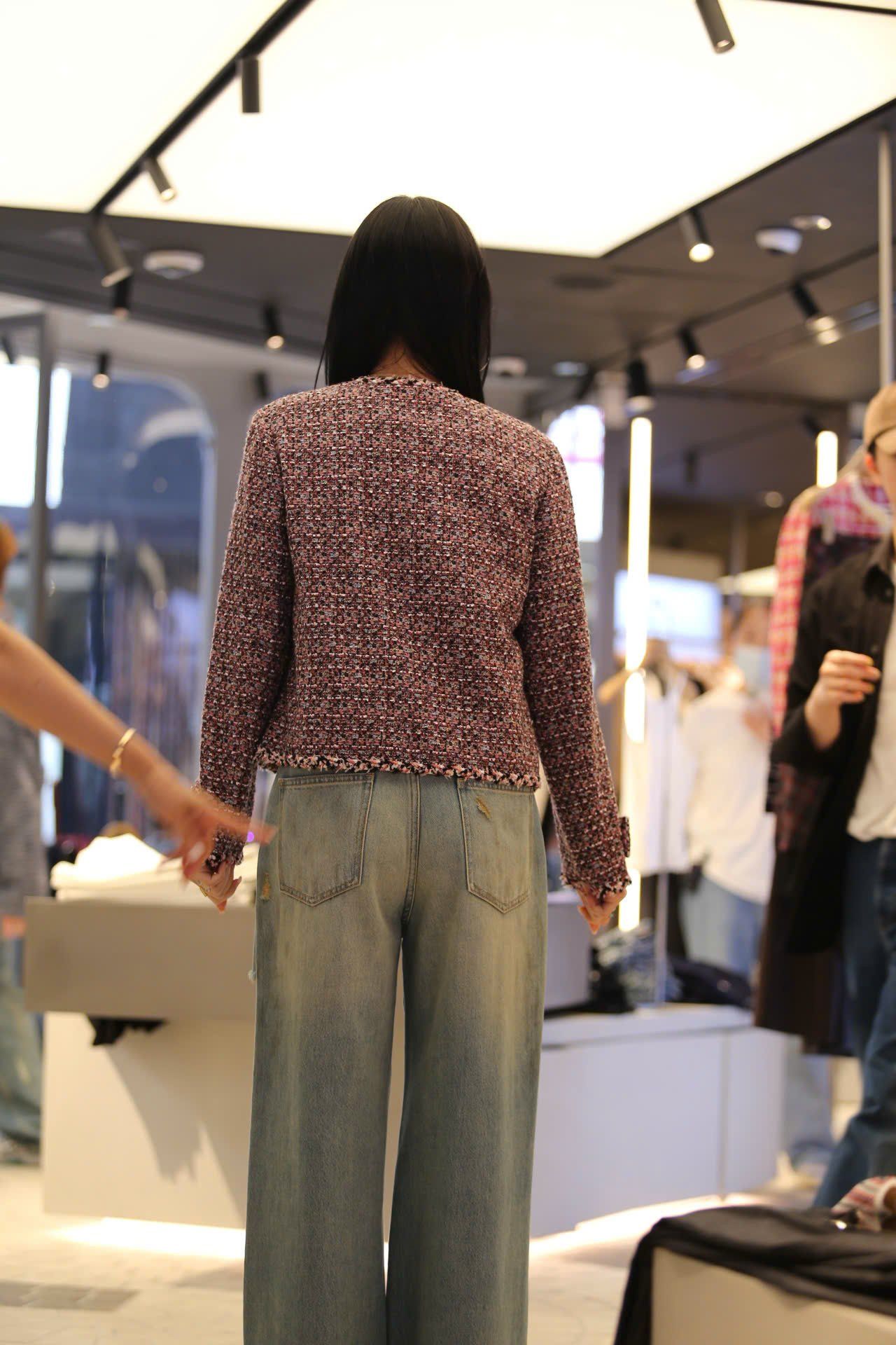  Quần jean rách gối ss25 