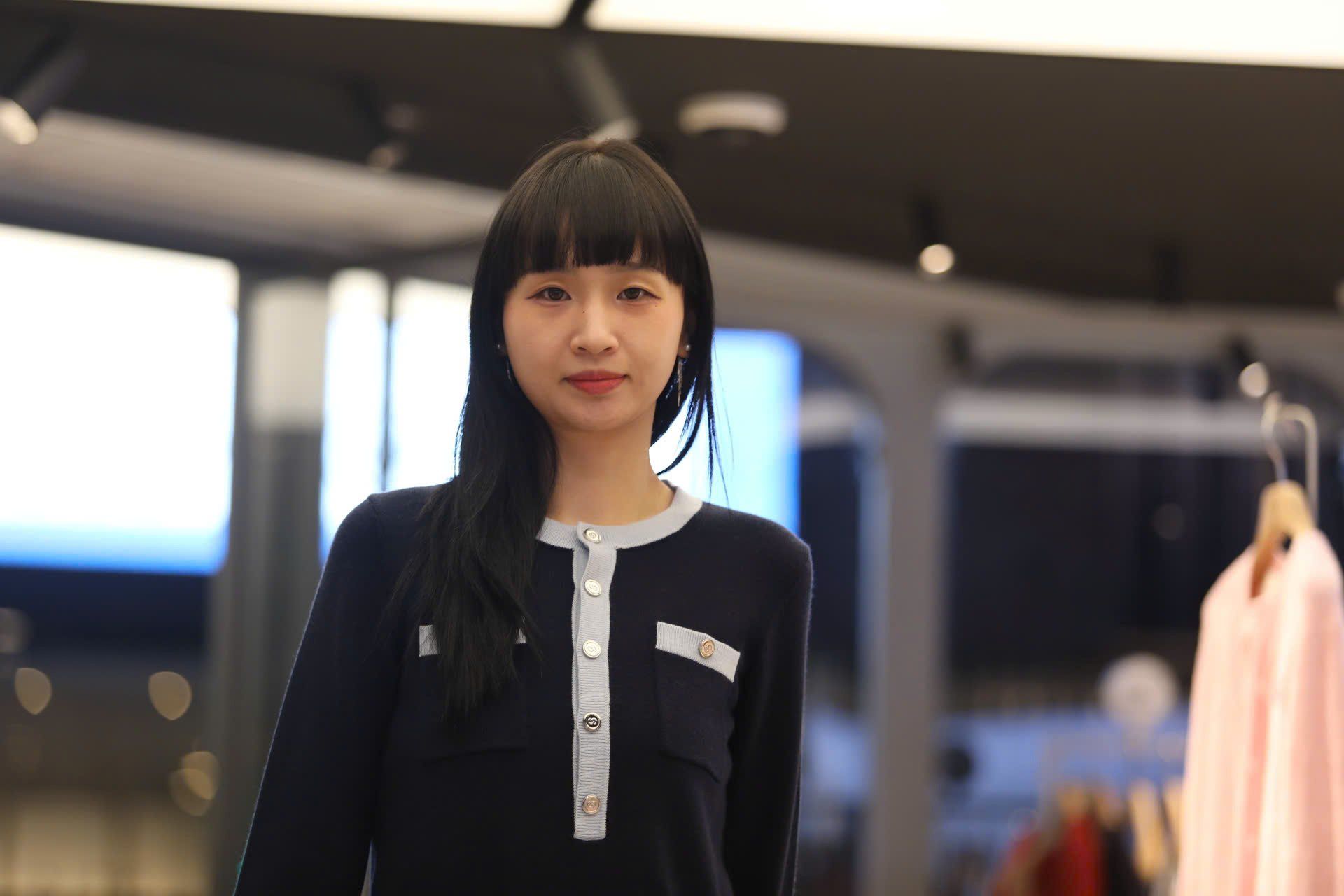  Áo CDG xanh tím 4 túi viền 