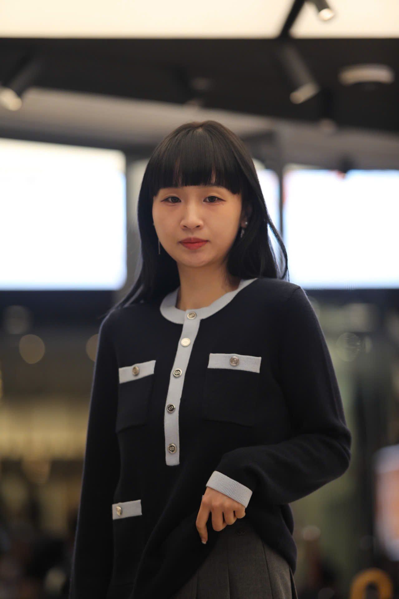  Áo CDG xanh tím 4 túi viền 