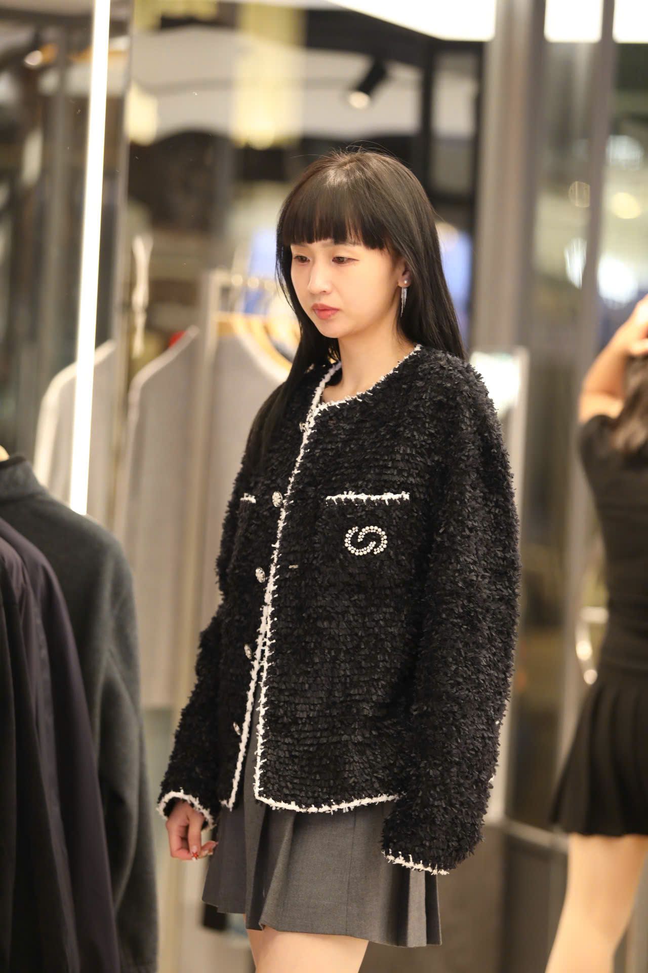  Áo khoác lông logo CC 