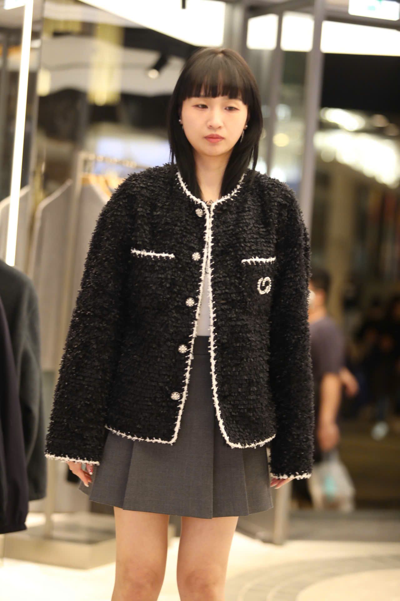  Áo khoác lông logo CC 