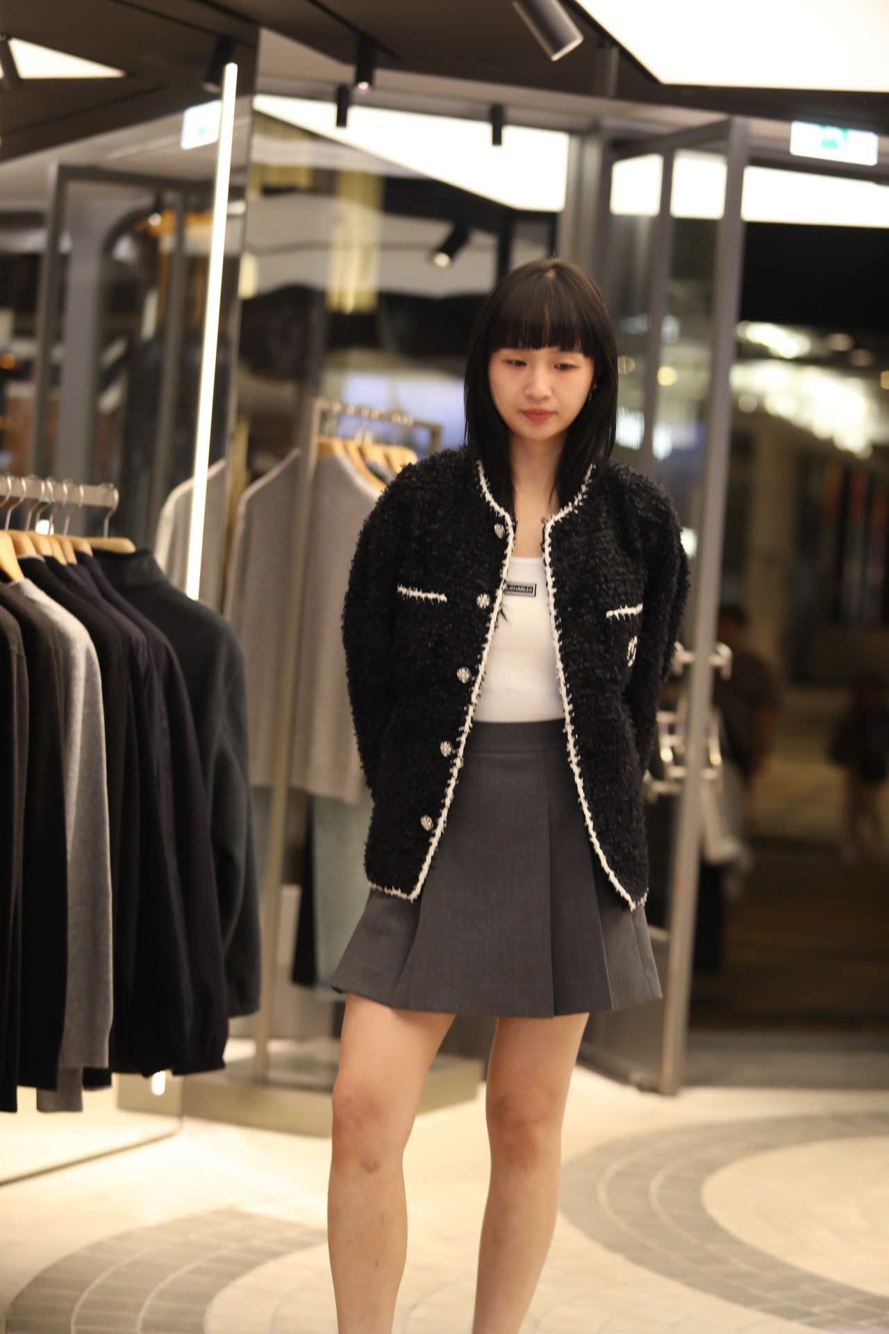  Áo khoác lông logo CC 