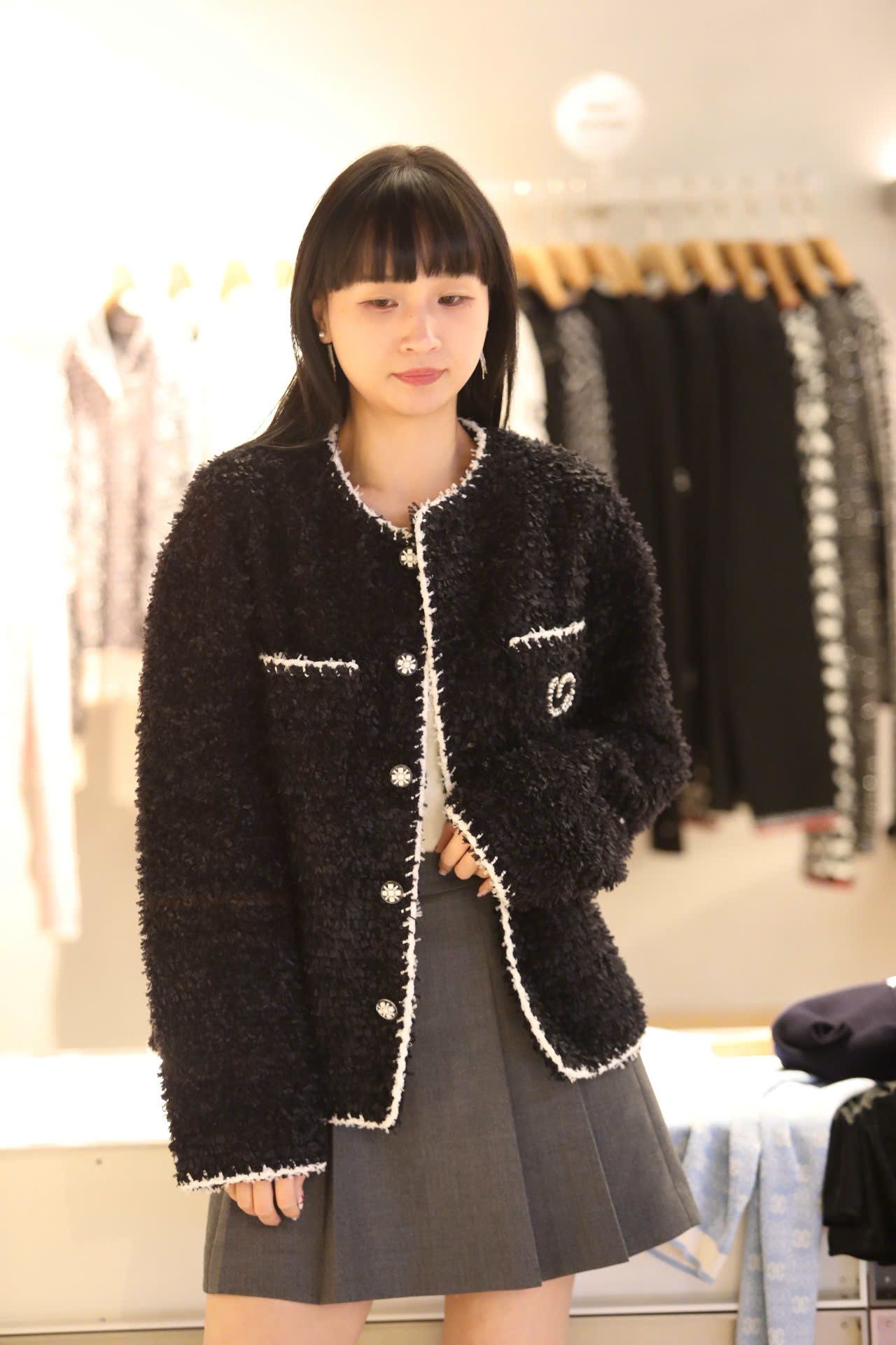  Áo khoác lông logo CC 