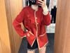  4.Áo khoác dạ Gấu ngực - Đỏ 