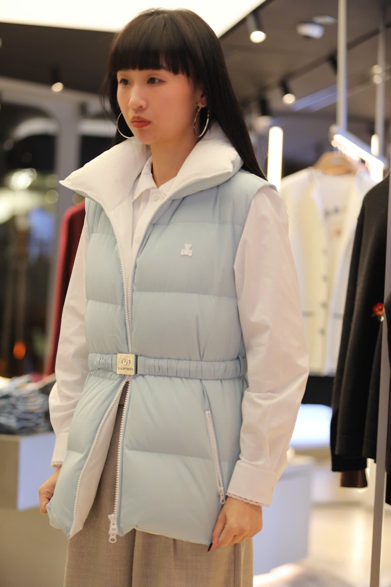  Áo gile phao Xanh da trời 