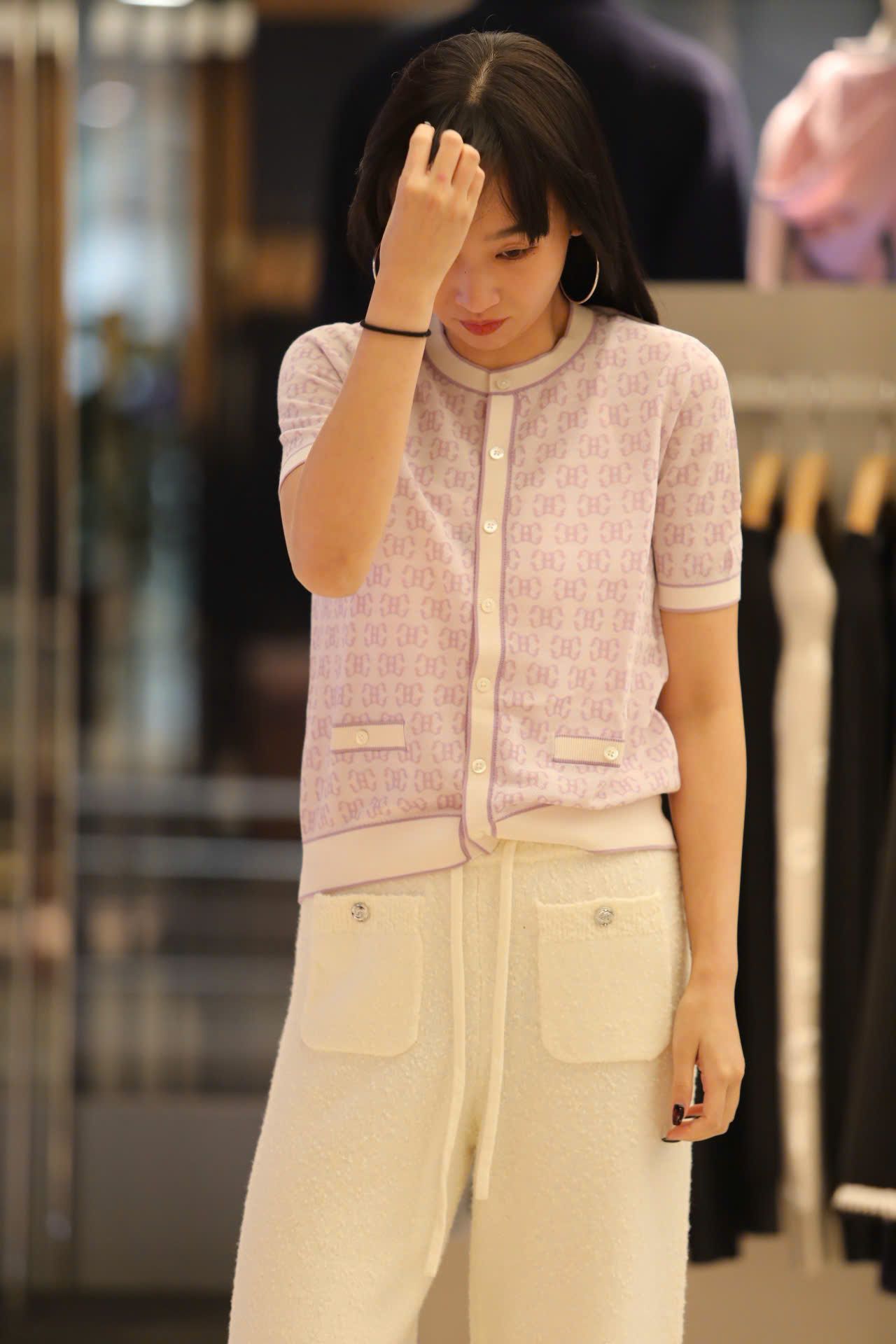  Quần dài trắng 2 túi trước dây rút 