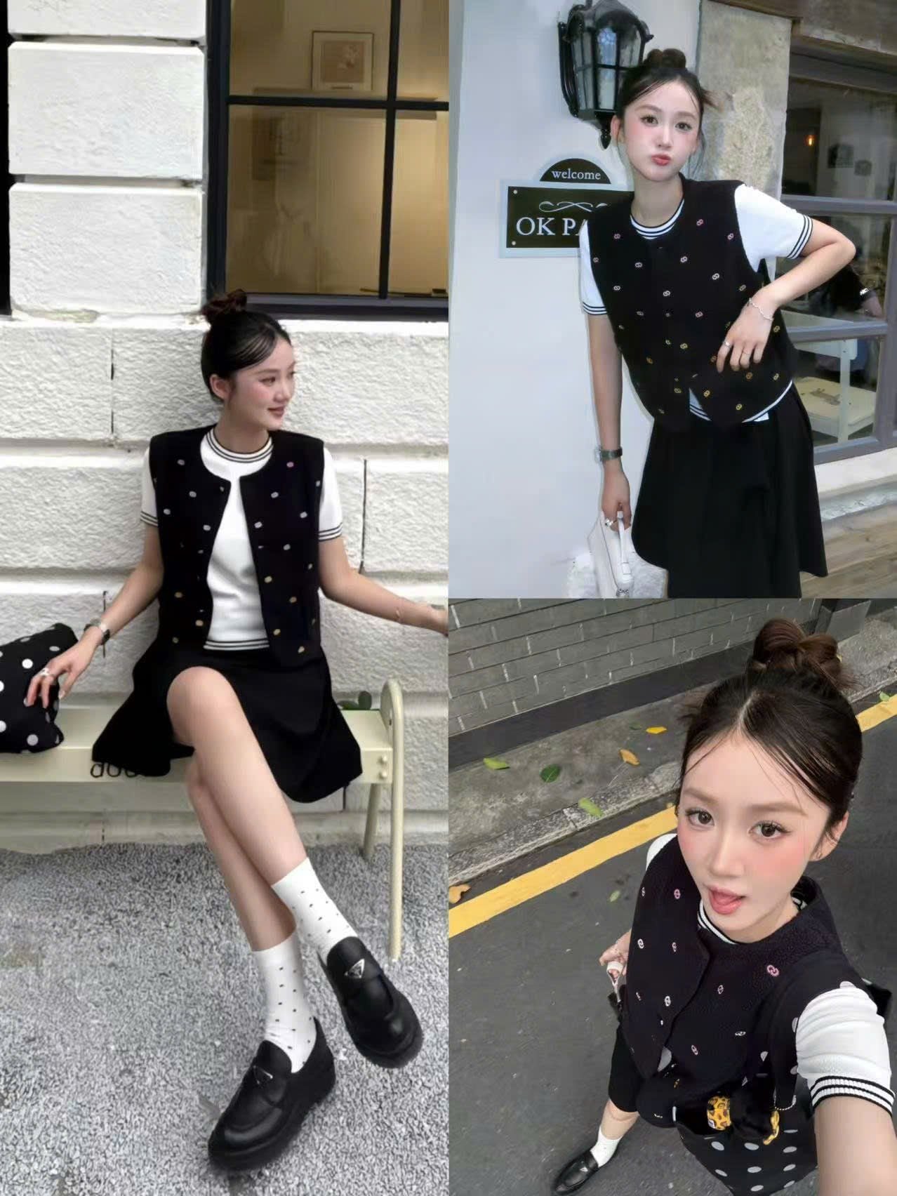  1.Áo ghile lông logo sắc màu 