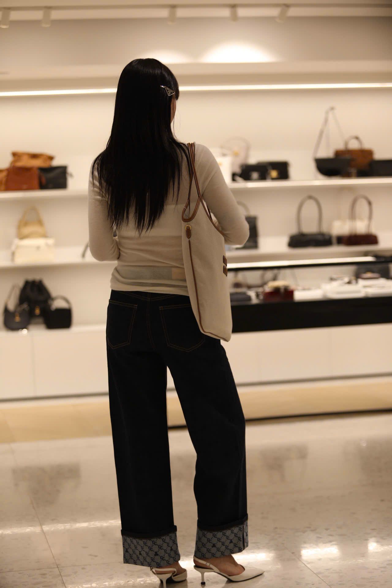  Cashmere - Áo len dài tay Trắng 