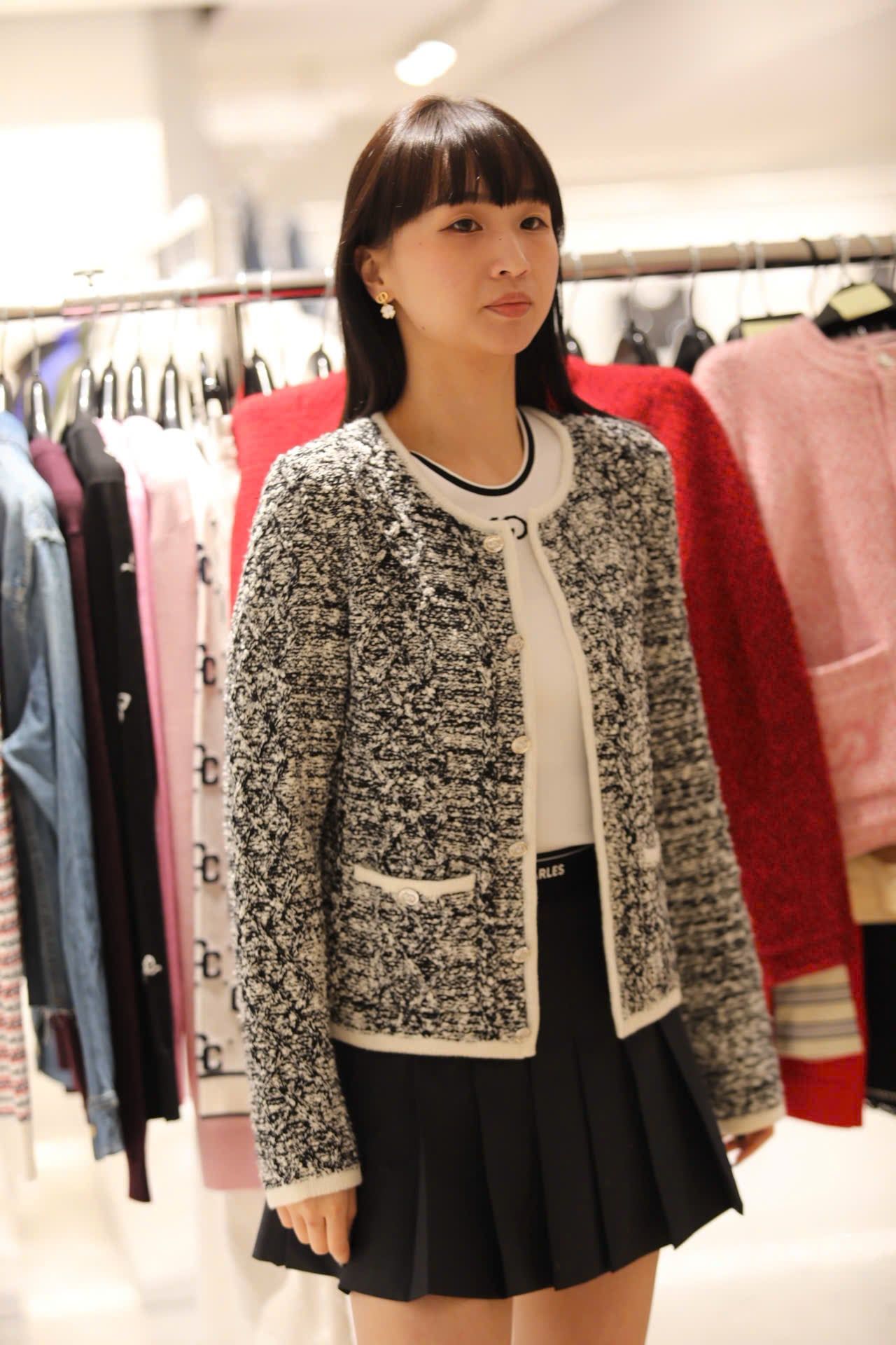  Áo CDG xám viền trắng 