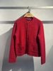  1.Áo CDG đỏ cashmere 2 túi logo 
